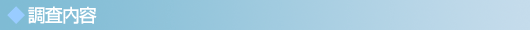 調査内容